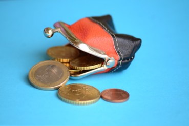 42786749 - purse and coins