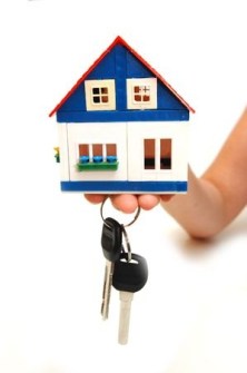 5054658 - concept image of a hand holding house keys
