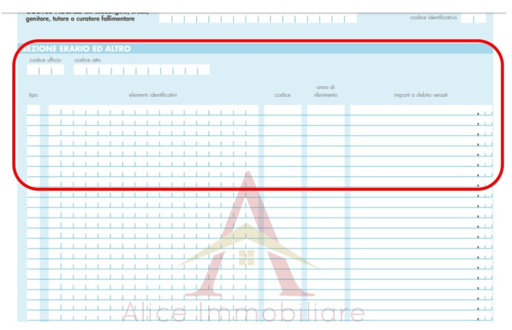 LA SEZIONE DEL PAGAMENTO