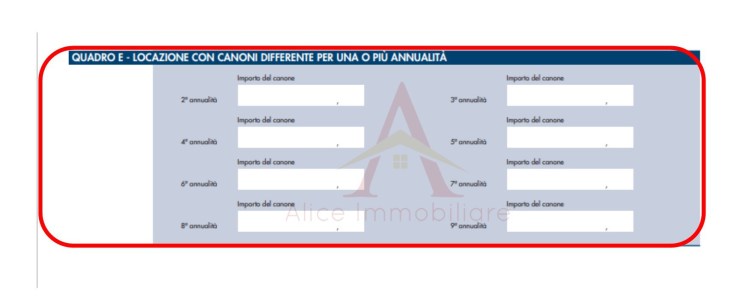 QUADRO E CANONE VARIABILE